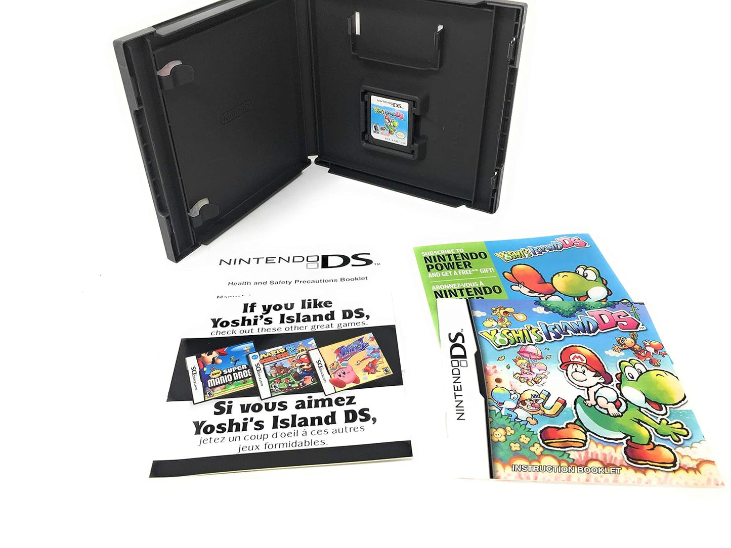 Yoshi's Island With Box Game cartridge Manual Ds for Nintendo Ds 3ds 2ds