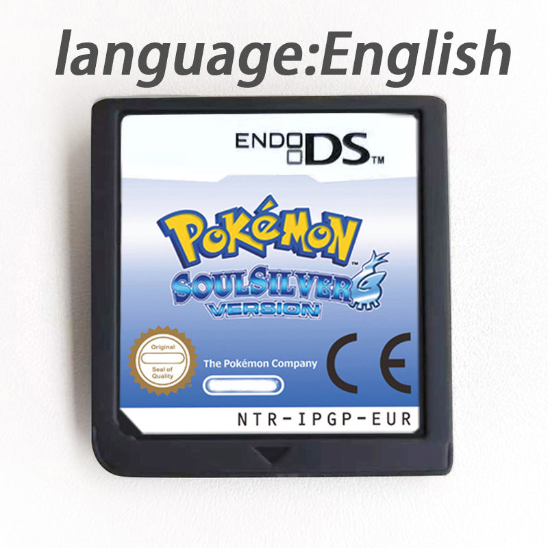 USA EUR FRA ESP NOE ITA Pokemon HeartGold SoulSilver Platinum Diamond Pearl Version Game cartridge for Nintendo Ds 3ds 2ds