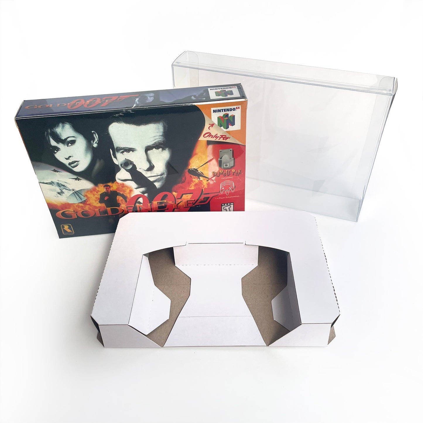 goldeneye 007 game cartridge with tray box for N64 Nintendo 64