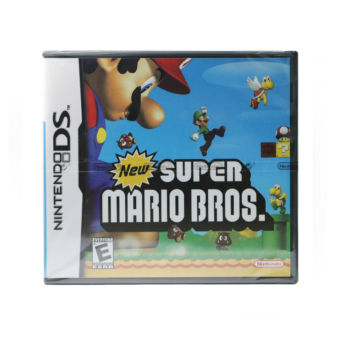 New Super Mario Bros With Box Game cartridge Manual Ds for Nintendo Ds 3ds 2ds