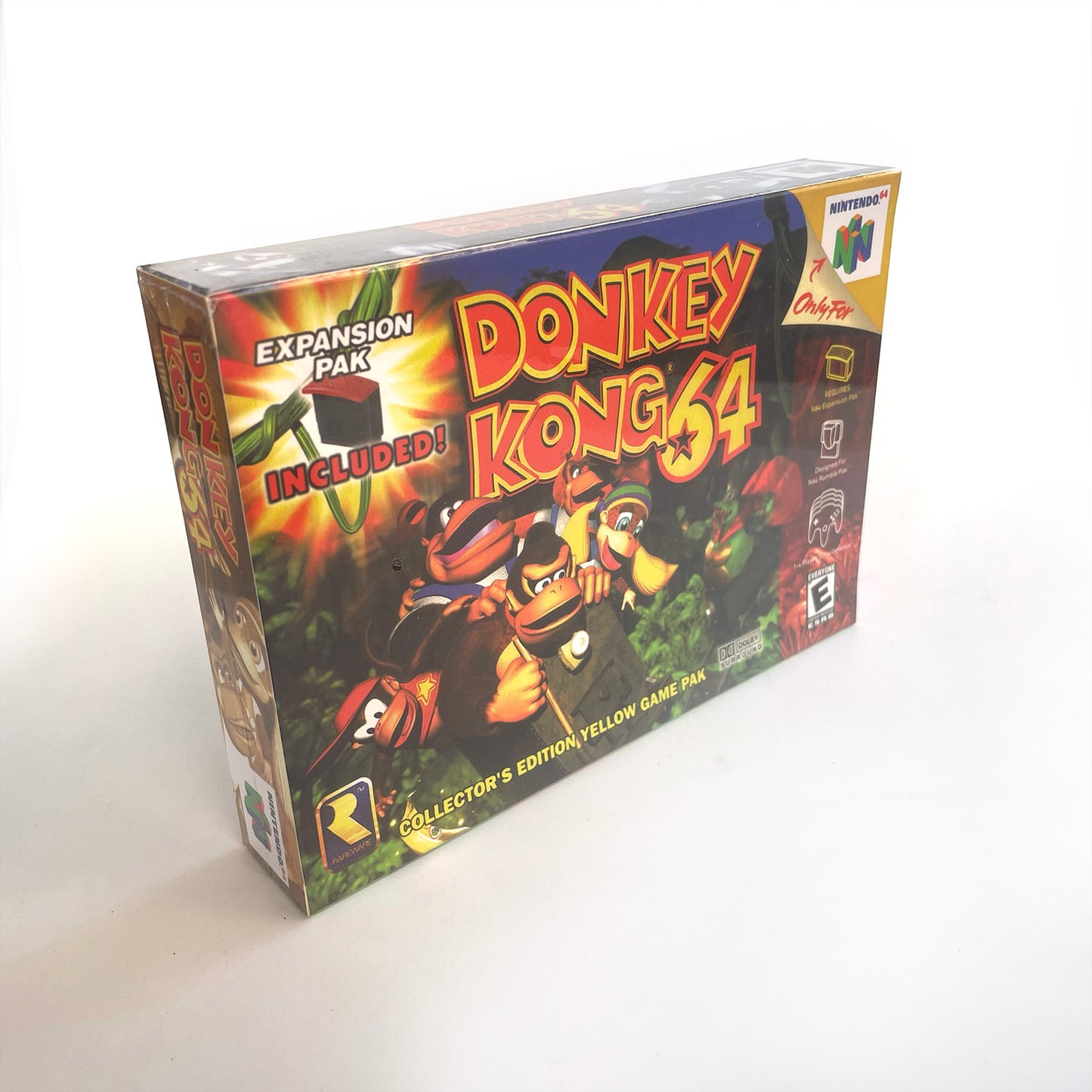 donkey kong 64 game cartridge with tray box for N64 Nintendo 64