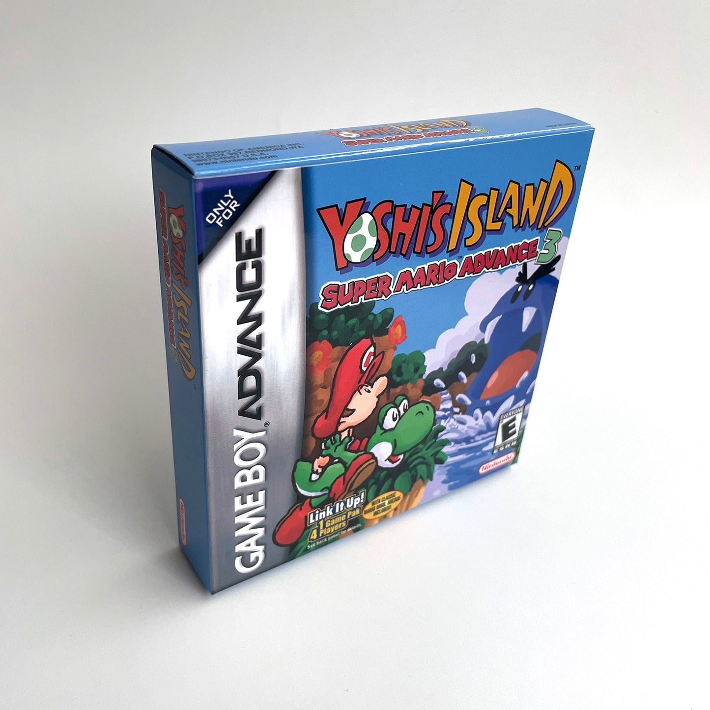 super mario acvance 3 cartridge with tray box for gba game boy advance