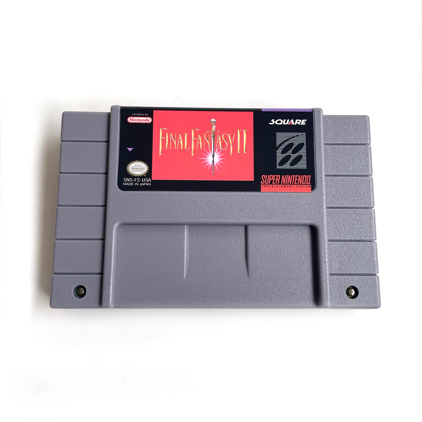 final fantasy II cartridge with tray box manual for SNES super nintendo entertainment system