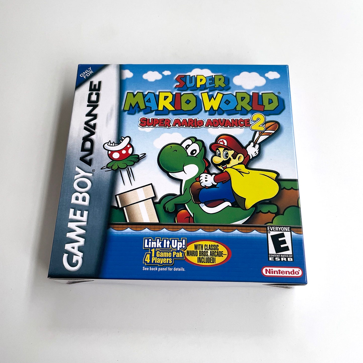super mario acvance 2 cartridge with tray box for gba game boy advance