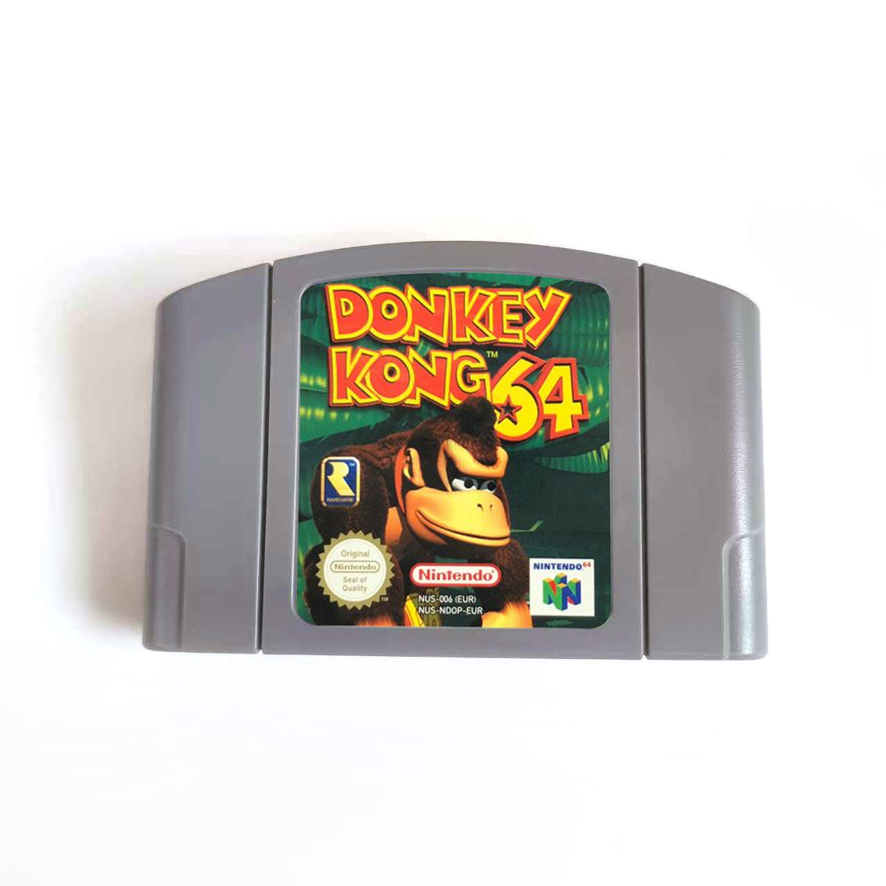 donkey kong 64 game cartridge with tray box for N64 Nintendo 64