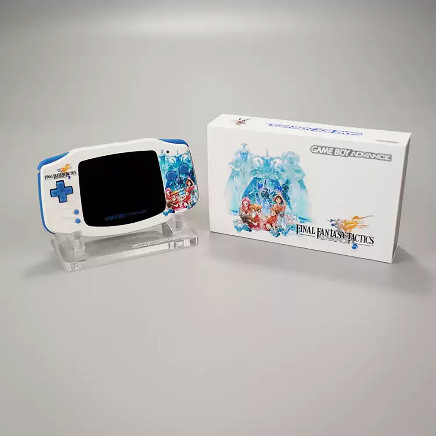 GAMEBOY Advance GBA Gaming Console Highlighting SP GBM NDSL Final Fantasy