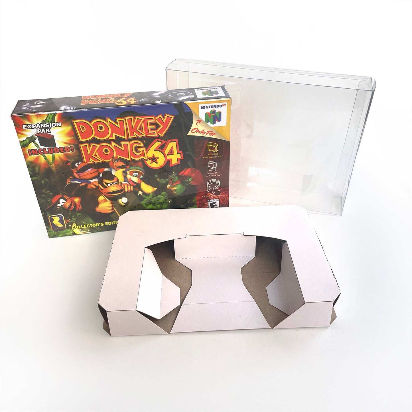 donkey kong 64 game cartridge with tray box for N64 Nintendo 64