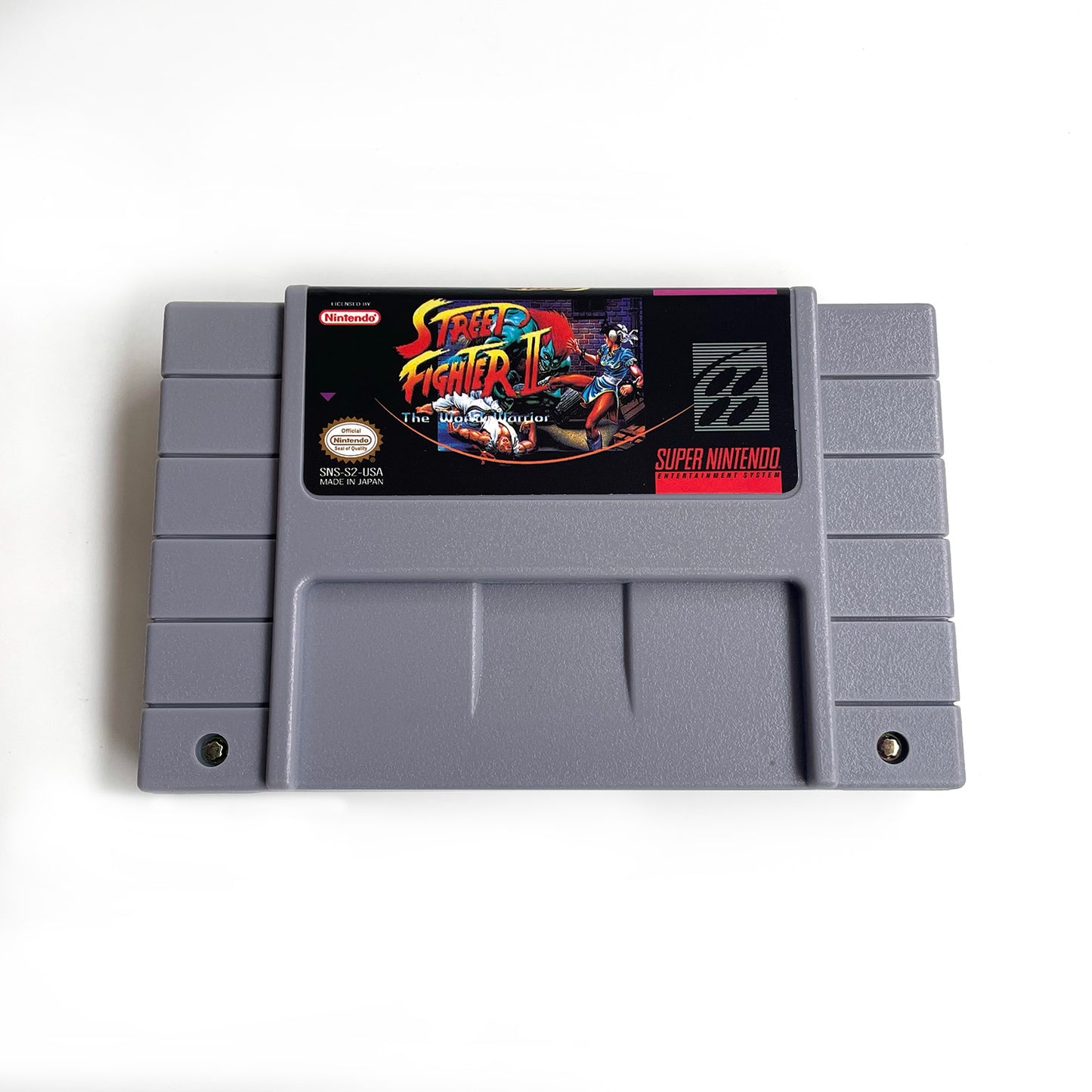 Street Fighter II The World Warrior Secret of Mana cartridge with tray box manual for SNES super nintendo entertainment system