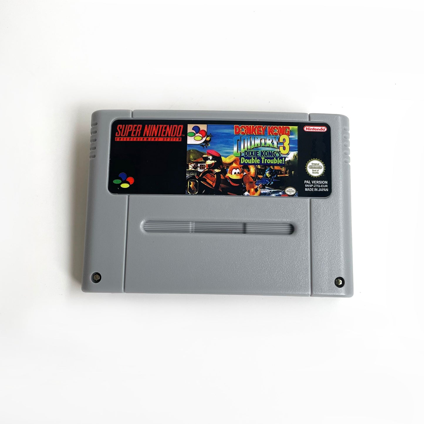 donkey kong country 3 EUR cartridge with tray box manual for SNES super nintendo entertainment system