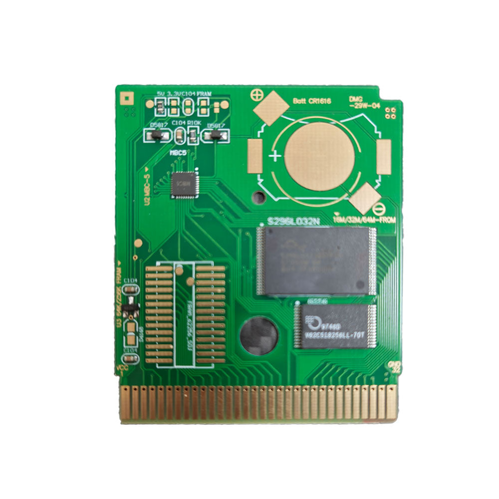 Game Cartridge (PCB battery save) cart for Gameboy games gbc