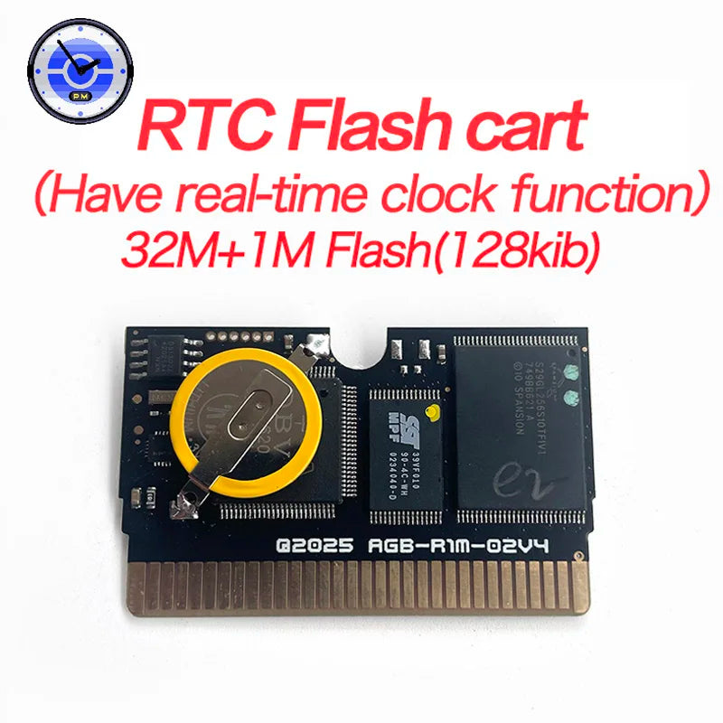 NOE VERSION German Pokemon Pokemon green nebula RTC Flash cart Real Time Clock Cartridge Video Console Card Rom Hack for gba