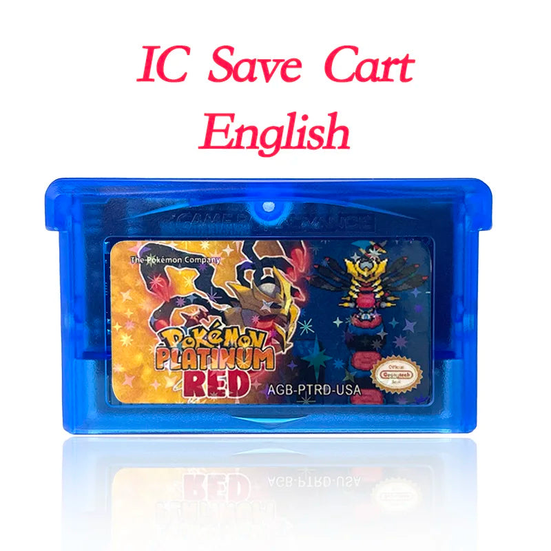 GBA Game USA Pokemon FLORA SKY liquid crystal shiny gold sigma gaia dark worship Cartridge Game Console Card Rom Hack English