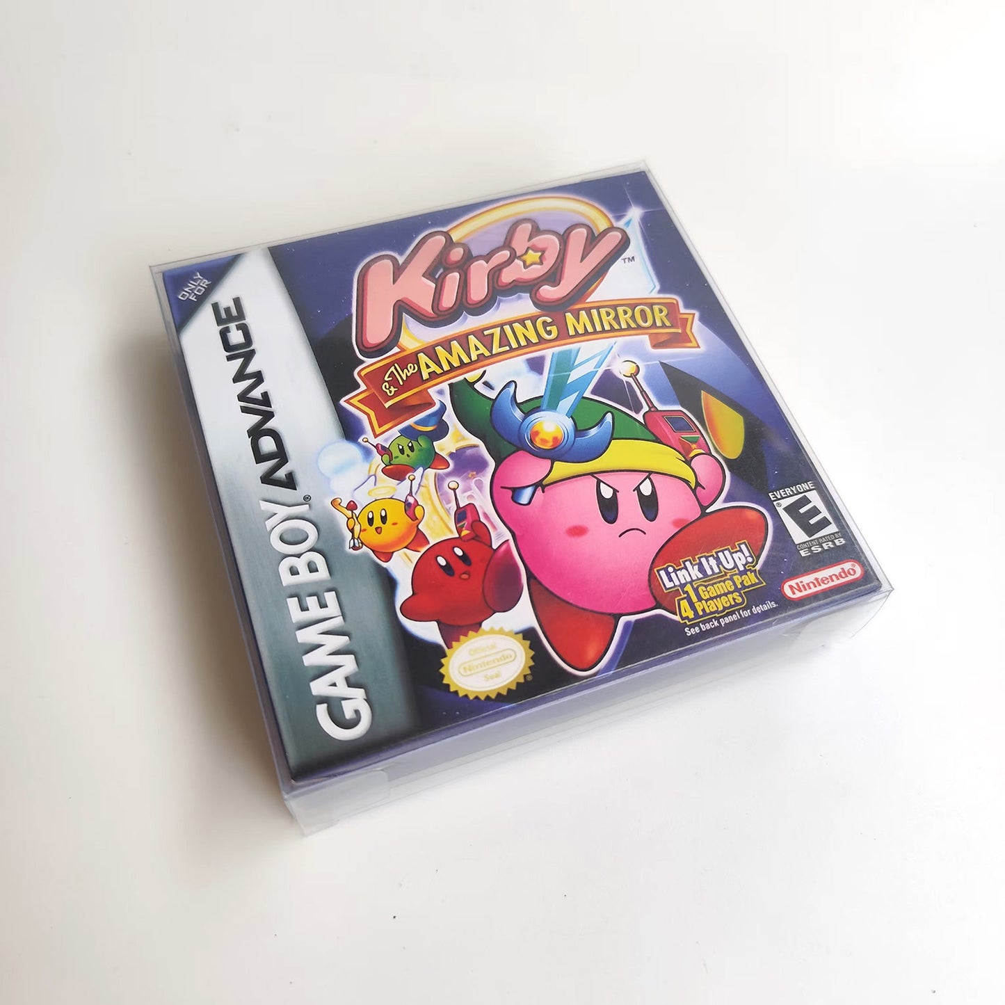 Kirby & The Amazing Mirror cartridge with tray box manual for gba game boy advance