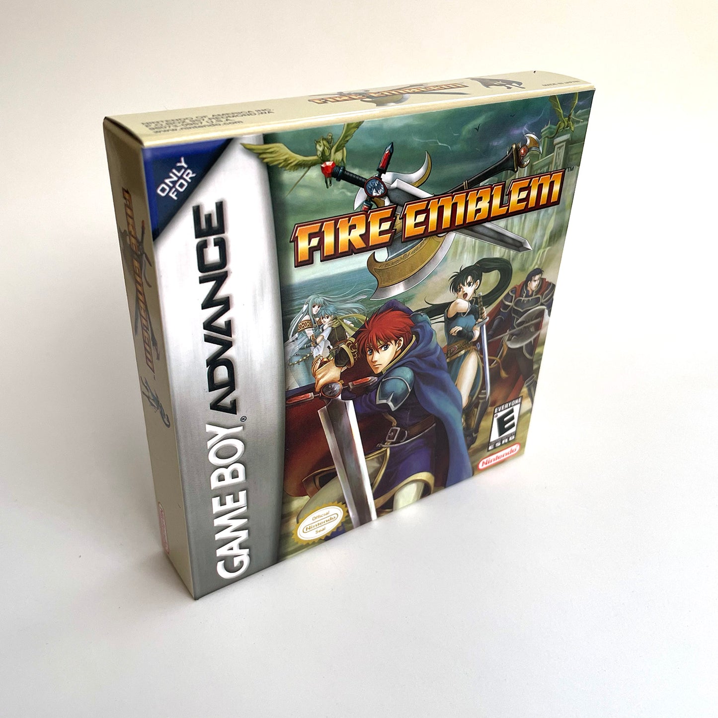 Fire Emblem game cartridge with tray box for gba game boy advance