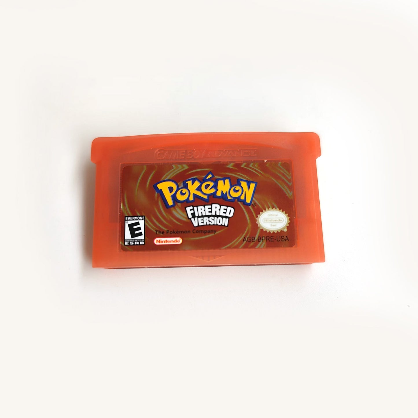 pokemon firered version cartridge with tray box manual for gba game boy advance