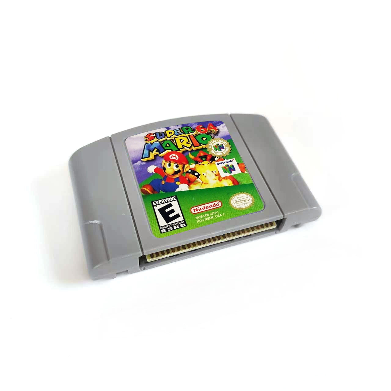 Super Mario 64 game cartridge with tray box for N64 Nintendo 64