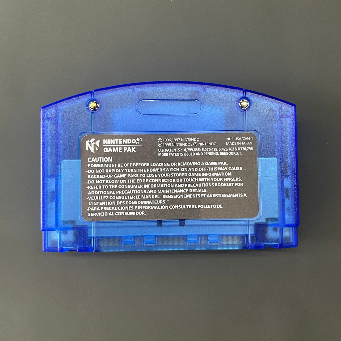 NTSC Pokemon kart 64 game cartridge for N64 Nintendo 64