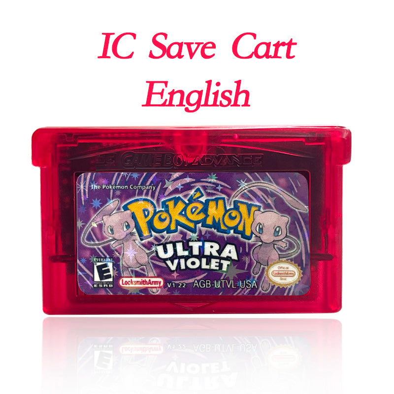 USA IC SAVE Pokemon firered extended INTERNAL LEGEND SWAAT RECHARGED YELLOW Cartridge Video Game Console Rom Hack English