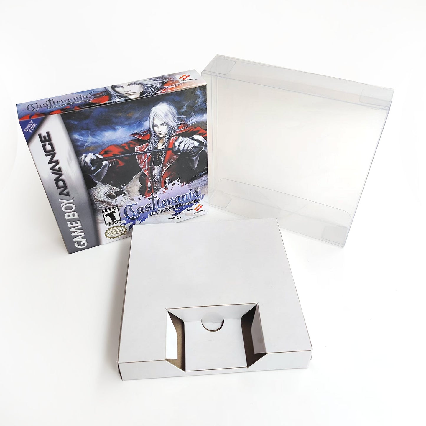 Castlevania Harmony of Dissonance cartridge with tray box manual for gba game boy advance