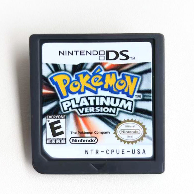 Pokemon USA English Platinum Version game cartridge with box for nintendo DS