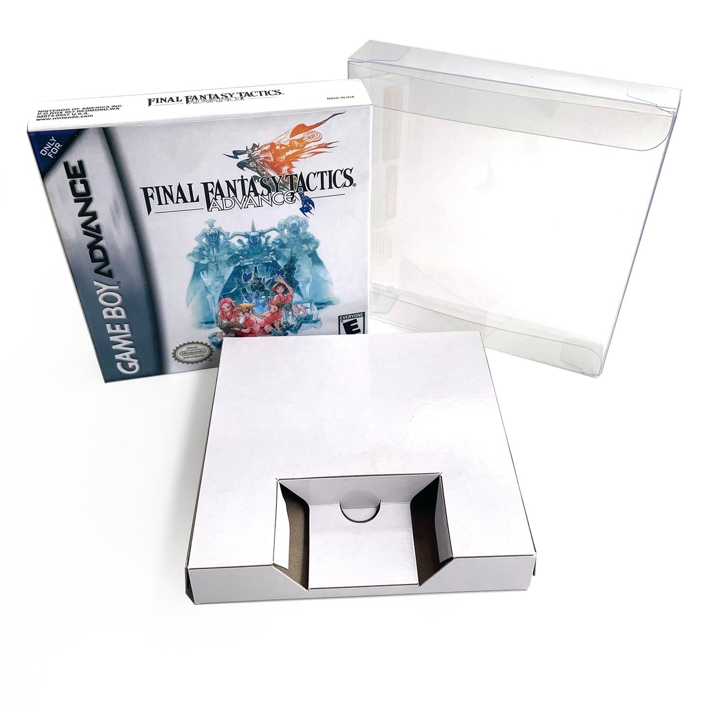Final Fantasy Tactics Advance cartridge with tray box manual for gba game boy advance