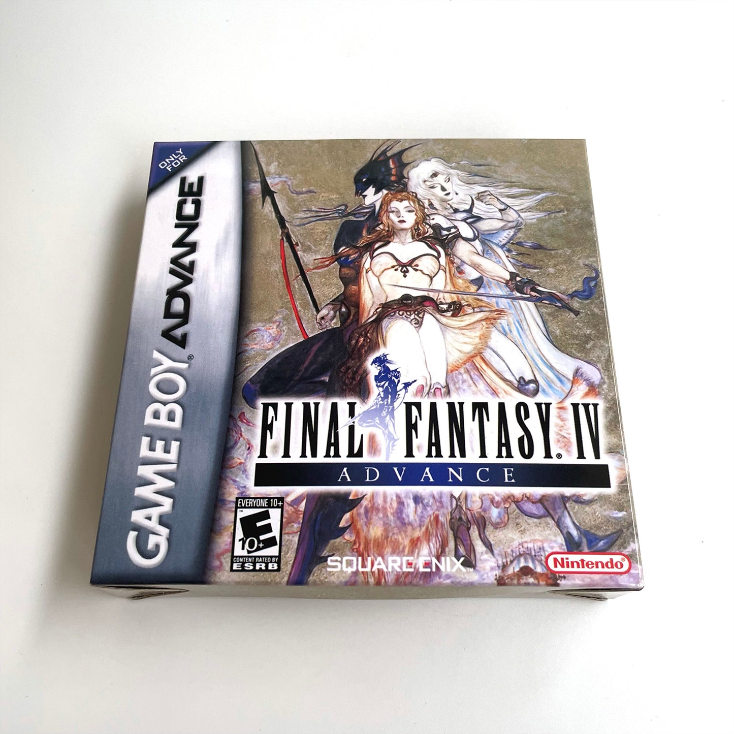 Final Fantasy 4 cartridge with tray box manual for gba game boy advance