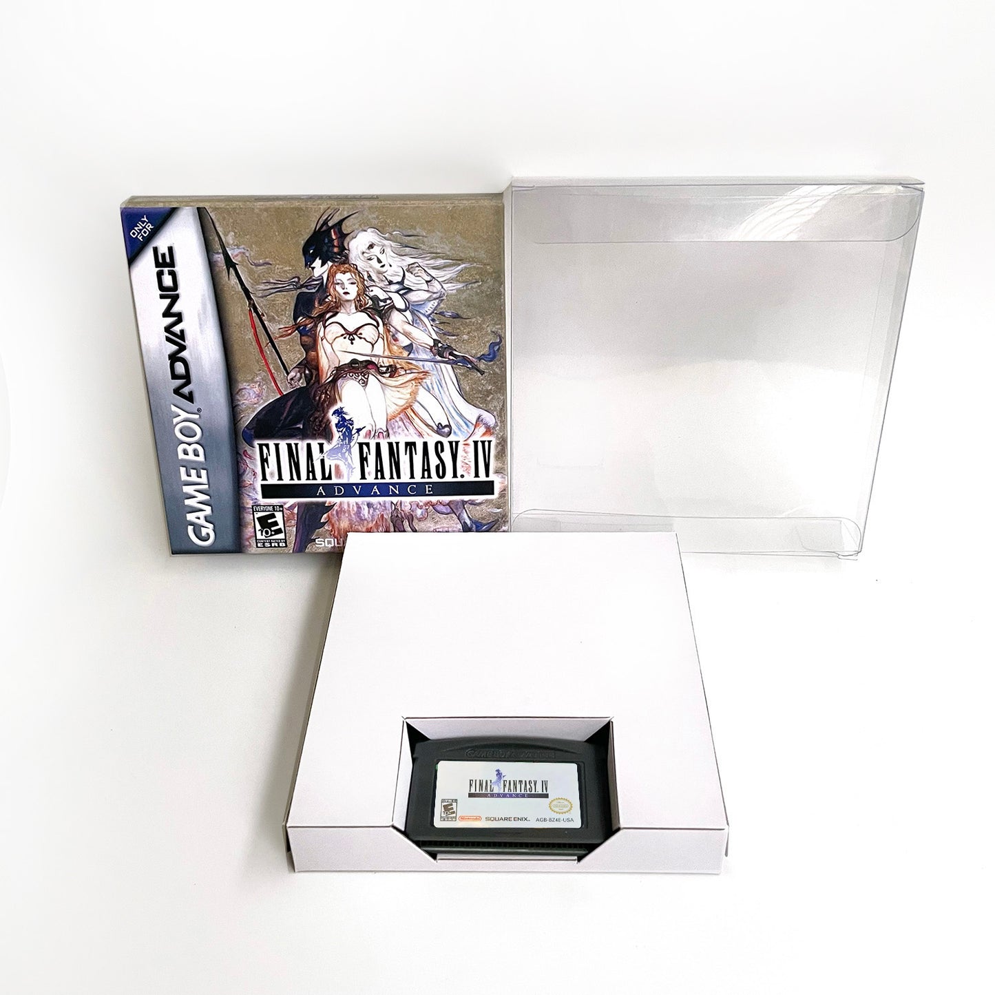Final Fantasy 4 cartridge with tray box manual for gba game boy advance