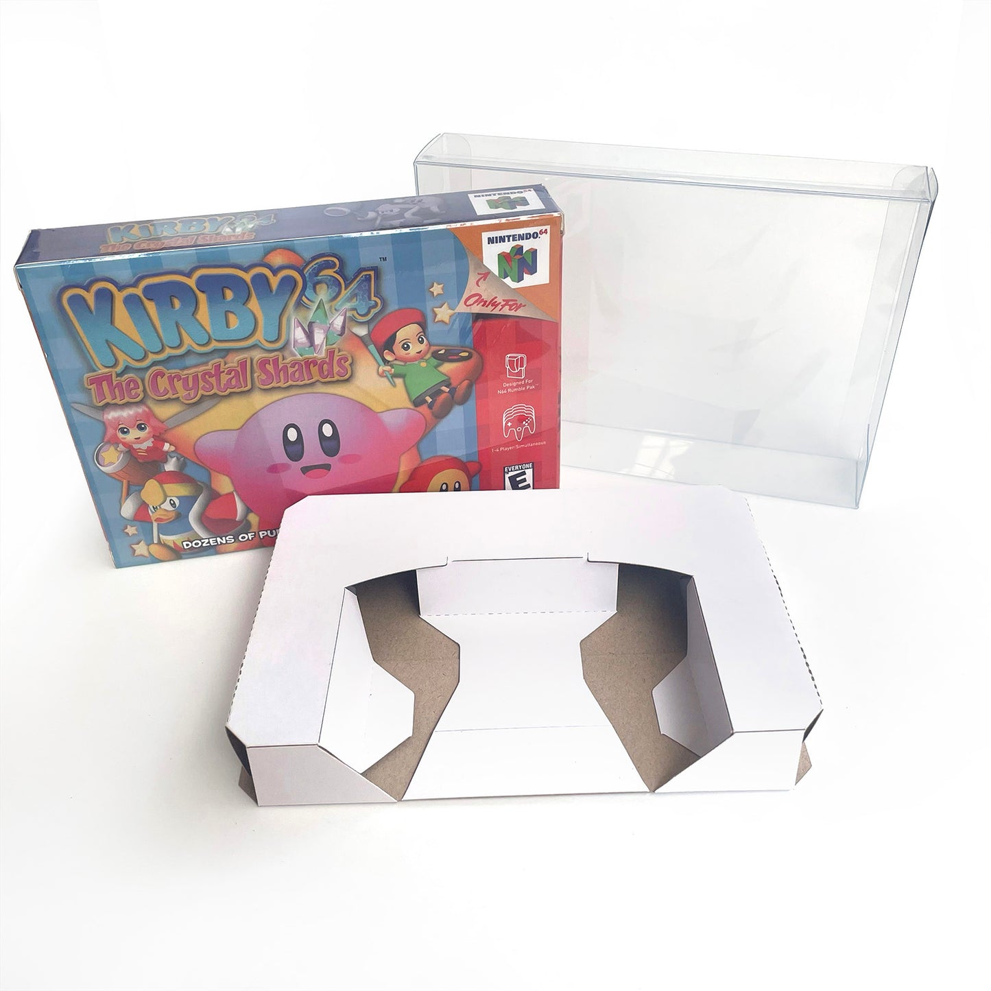 kirby 64 game cartridge with tray box for N64 Nintendo 64