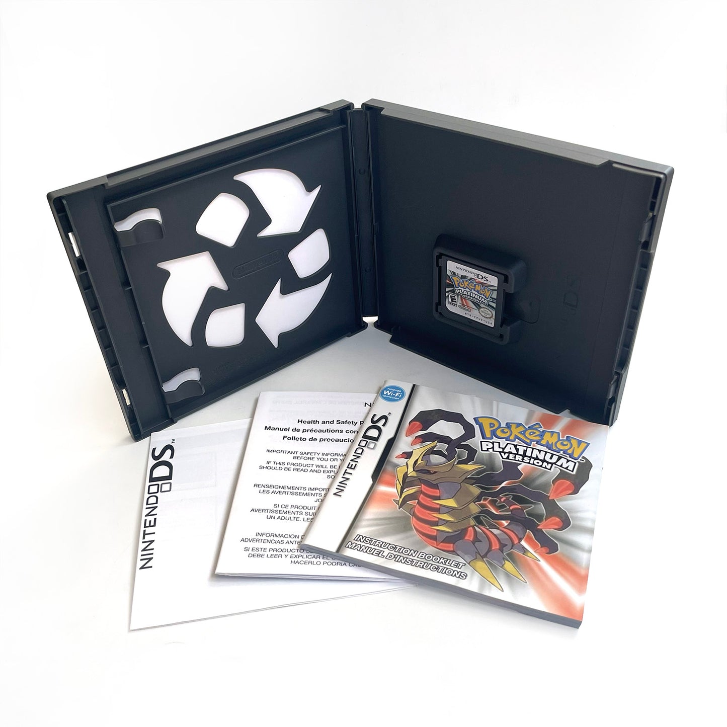 Pokemon USA English Platinum Version game cartridge with box for nintendo DS