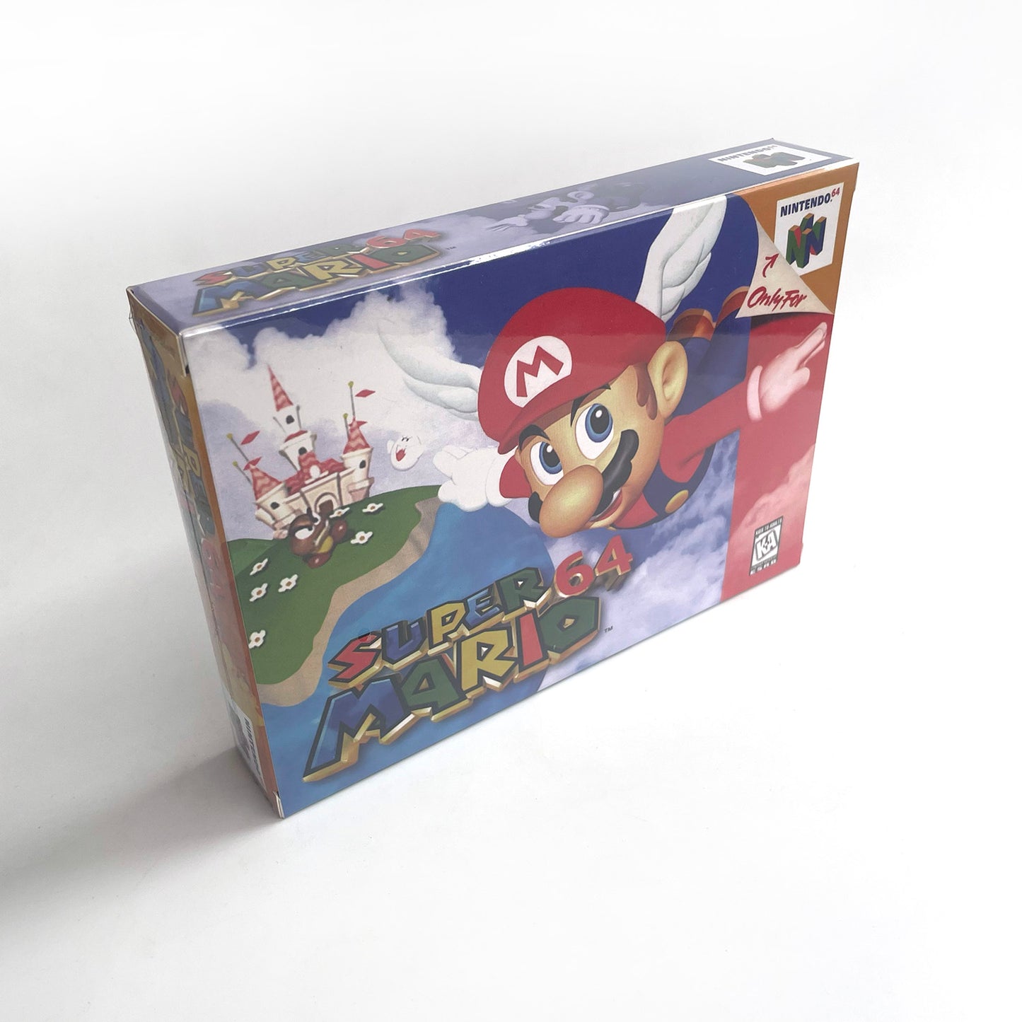 Super Mario 64 game cartridge with tray box for N64 Nintendo 64