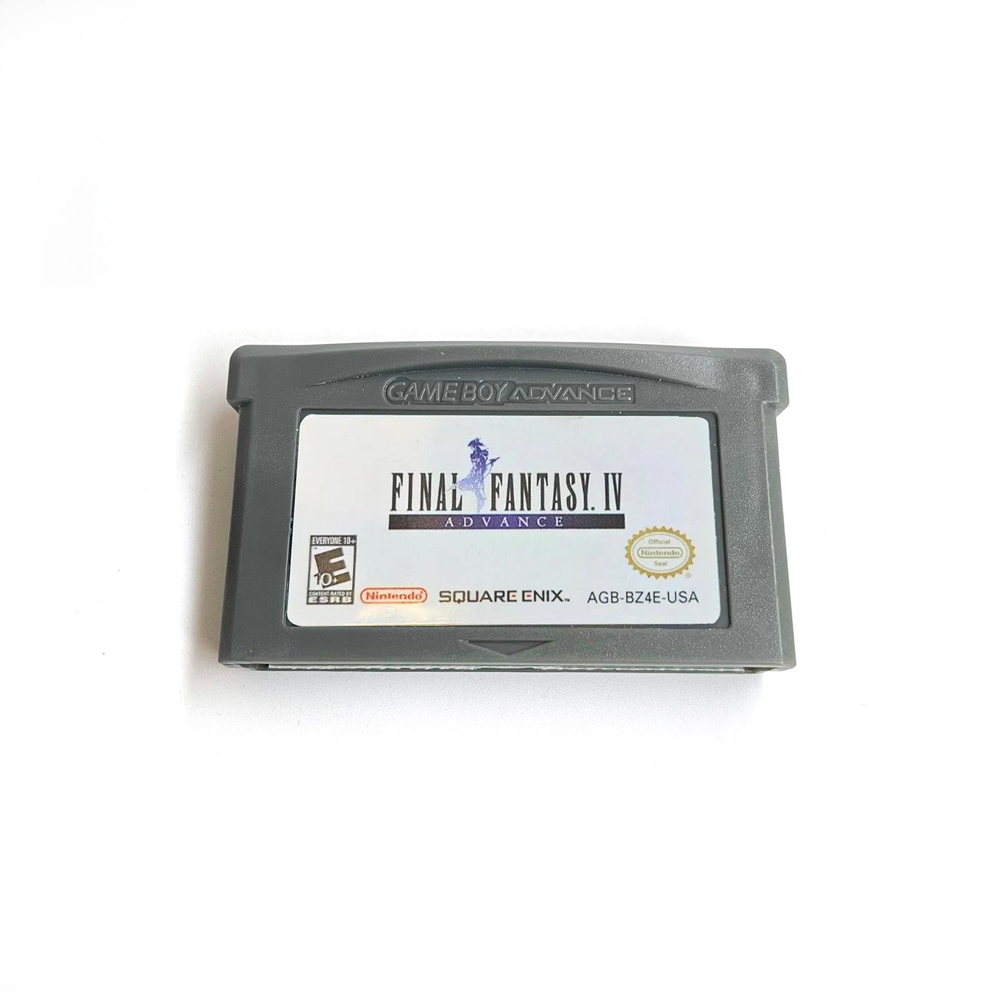 Final Fantasy 4 cartridge with tray box manual for gba game boy advance