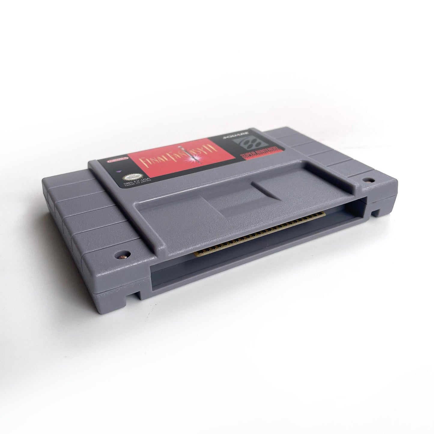 final fantasy II cartridge with tray box manual for SNES super nintendo entertainment system