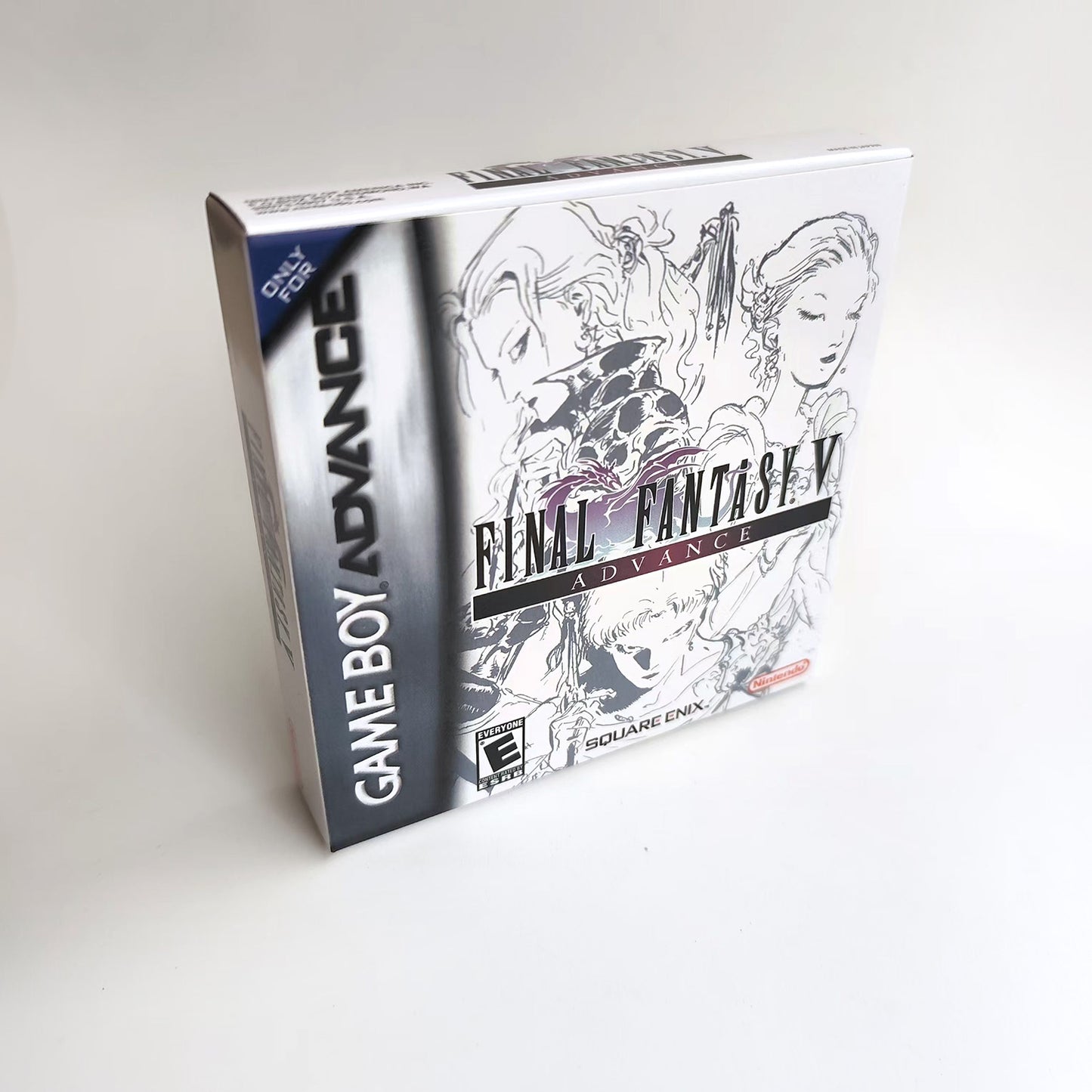 Final Fantasy V cartridge with tray box manual for gba game boy advance