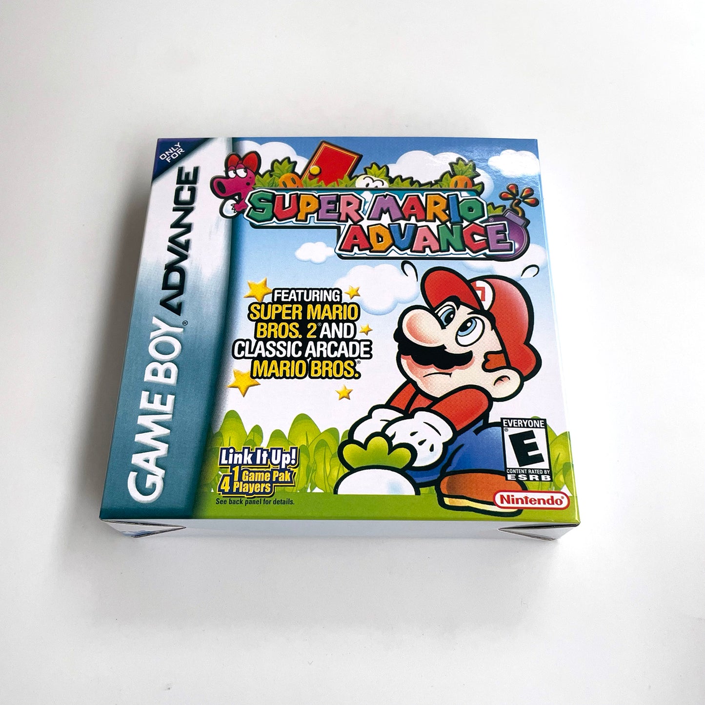 super mario acvance 1 cartridge with tray box for gba game boy advance