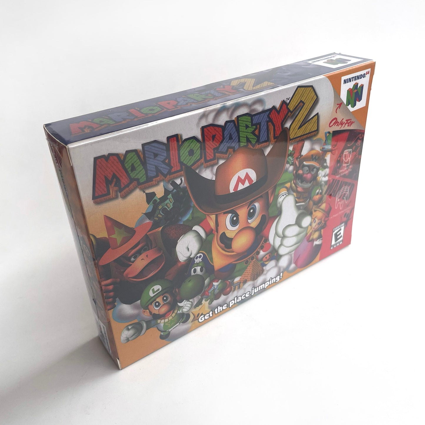 Mario party 2 game cartridge with tray box for N64 Nintendo 64