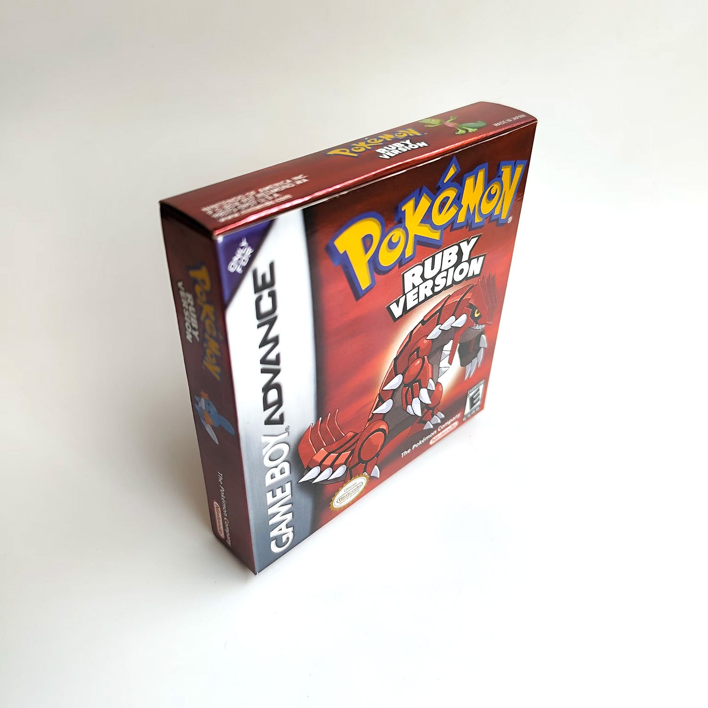 pokemon ruby version cartridge with tray box manual for gba game boy advance