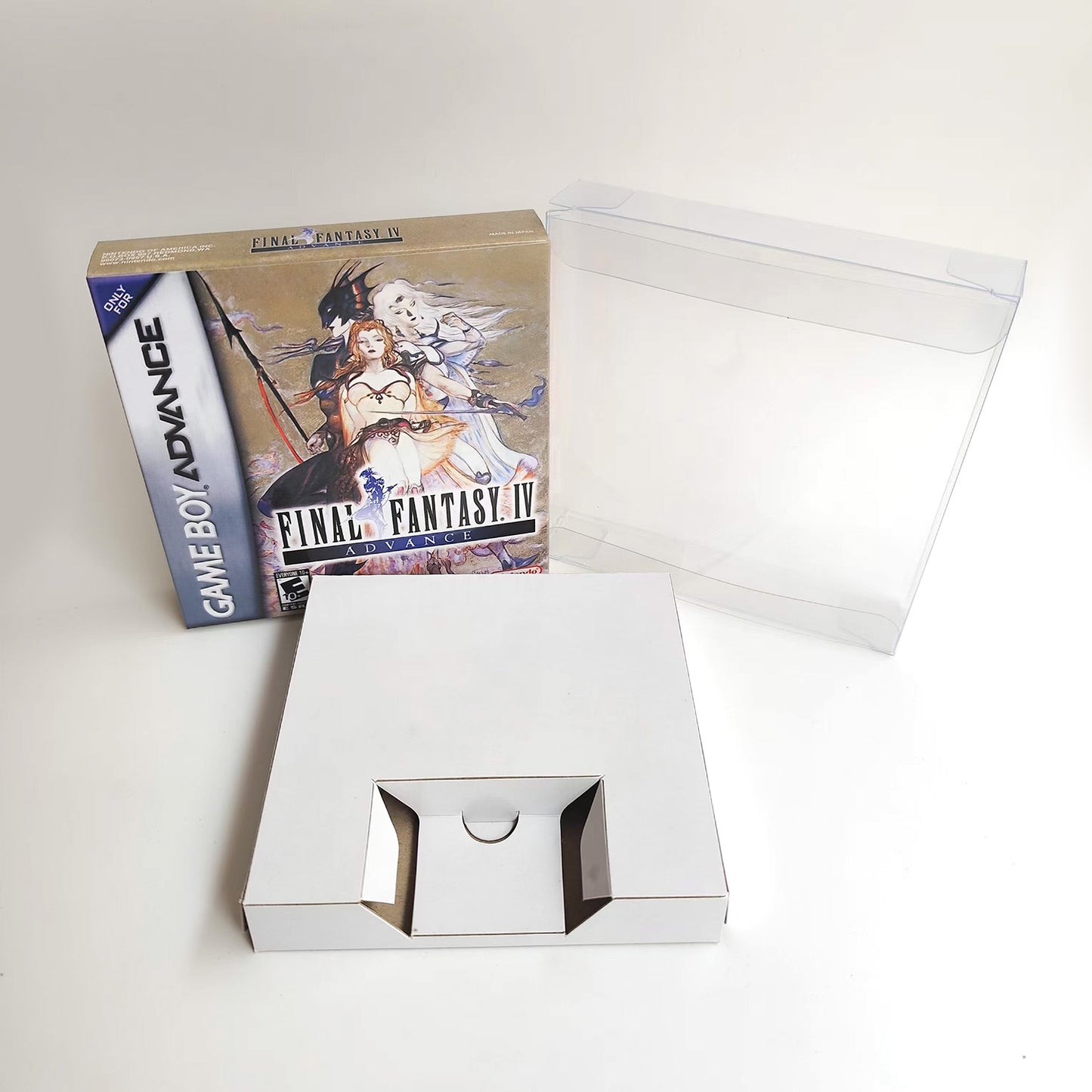 Final Fantasy 4 cartridge with tray box manual for gba game boy advance