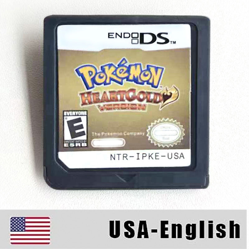USA EUR FRA ESP NOE ITA Pokemon HeartGold SoulSilver Platinum Diamond Pearl Version Game cartridge for Nintendo Ds 3ds 2ds
