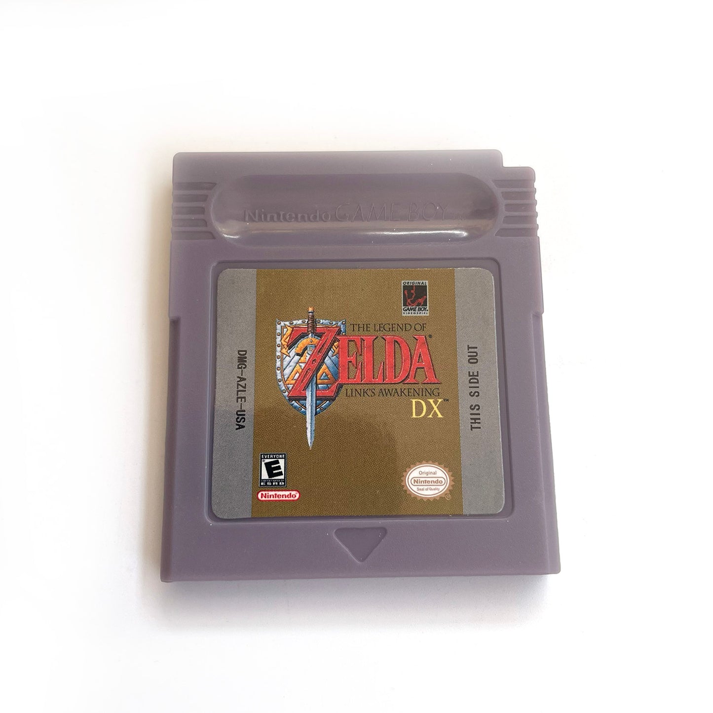 zelda link's awakening cartridge with tray box for gbc game boy color