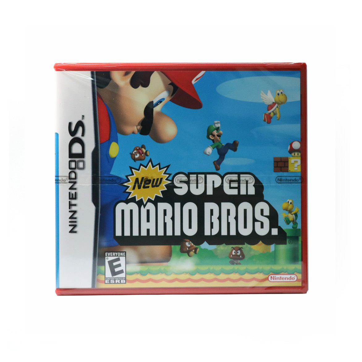 New Super Mario Bros With Box Game cartridge Manual Ds for Nintendo Ds 3ds 2ds