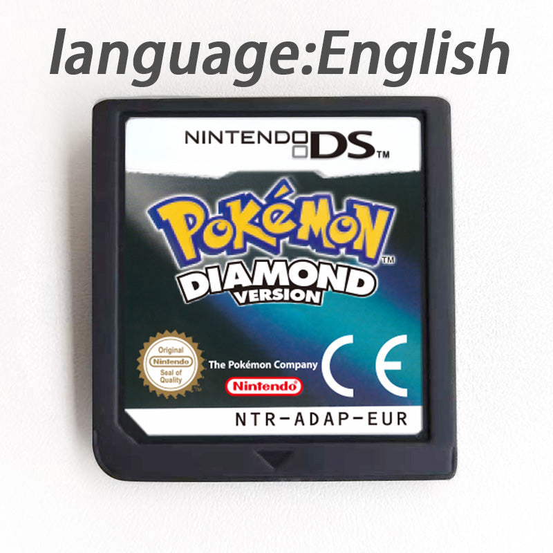 USA EUR FRA ESP NOE ITA Pokemon HeartGold SoulSilver Platinum Diamond Pearl Version Game cartridge for Nintendo Ds 3ds 2ds