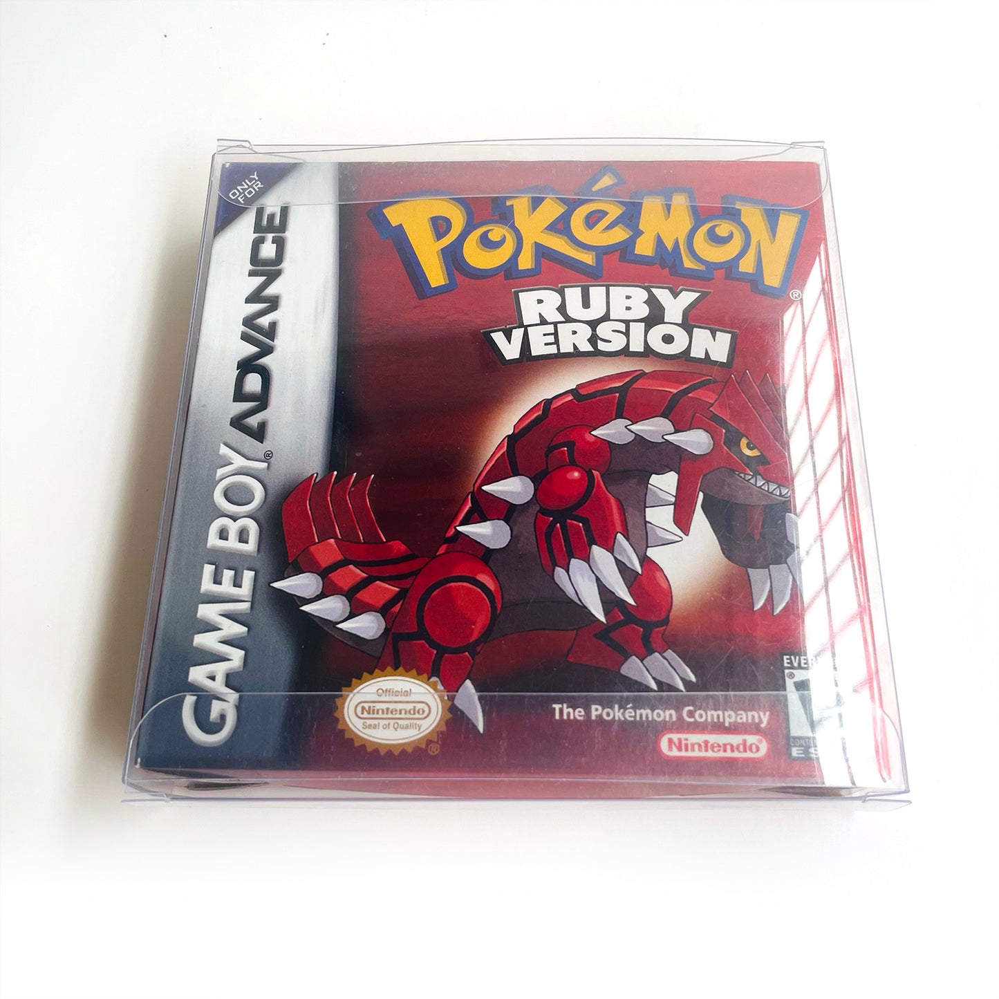 pokemon ruby version cartridge with tray box manual for gba game boy advance