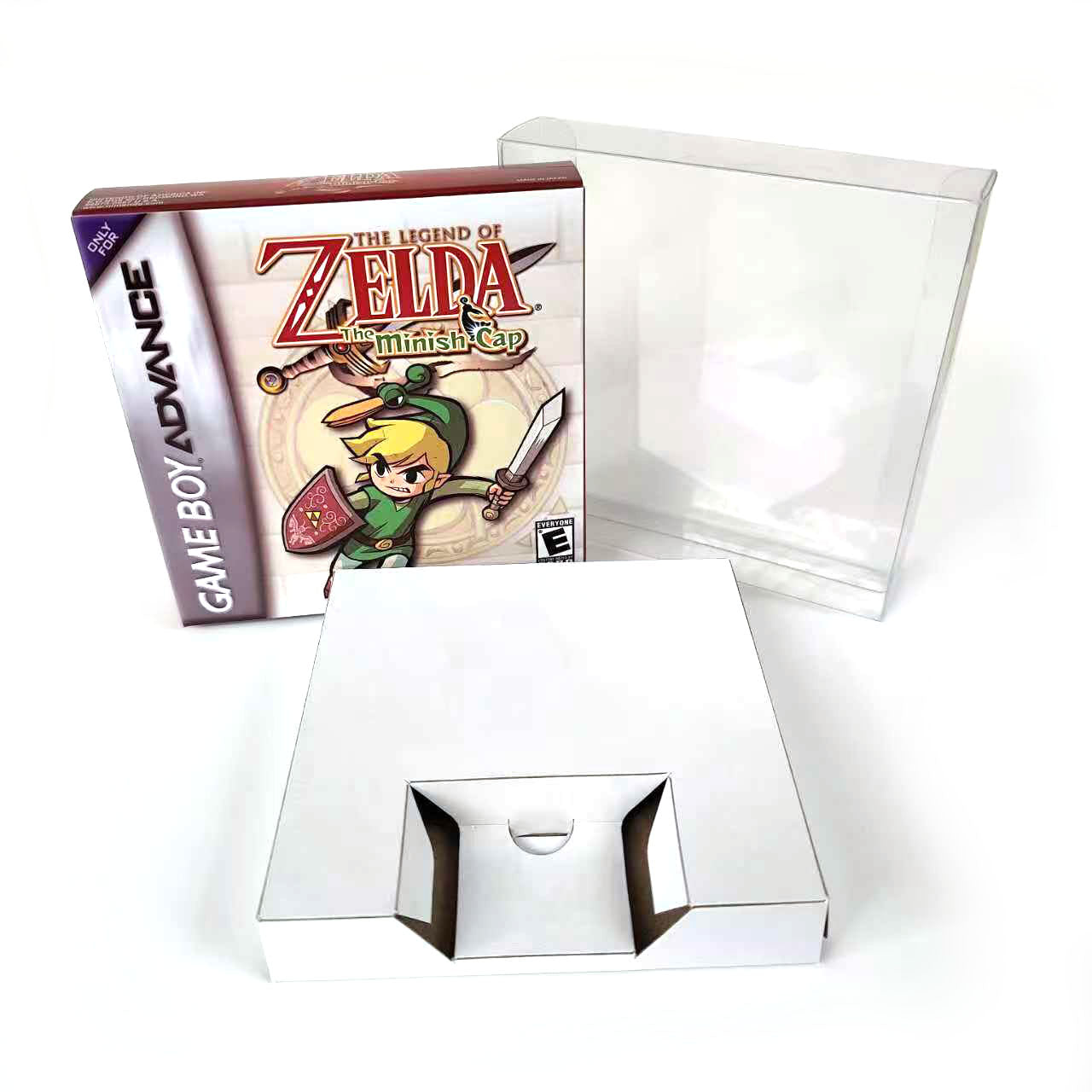 The Legend of Zelda minish cap cartridge with tray box for gbc game boy color