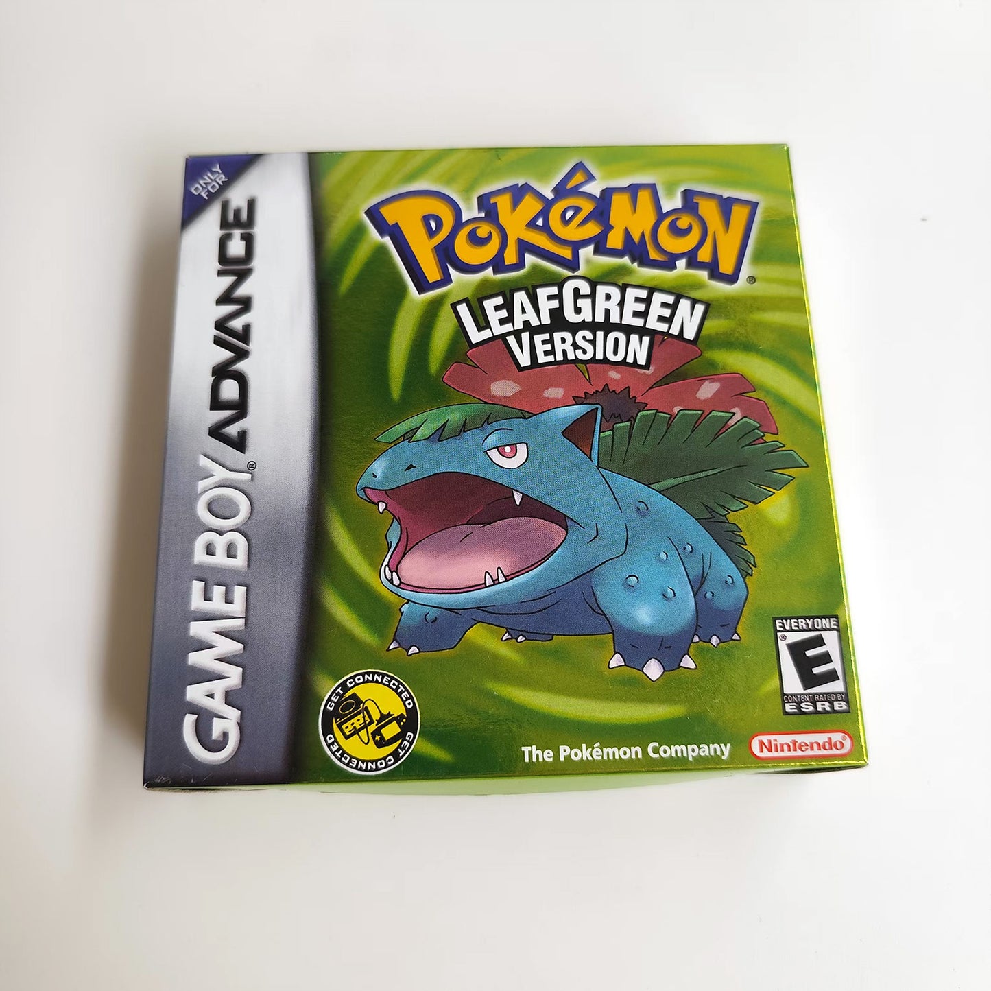 pokemon leafgreen version cartridge with tray box manual for gba game boy advance