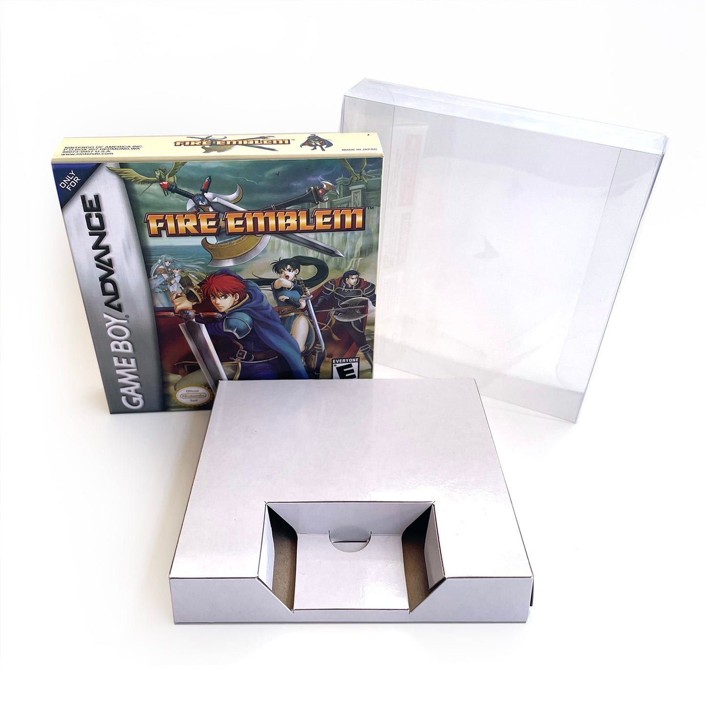 Fire Emblem game cartridge with tray box for gba game boy advance