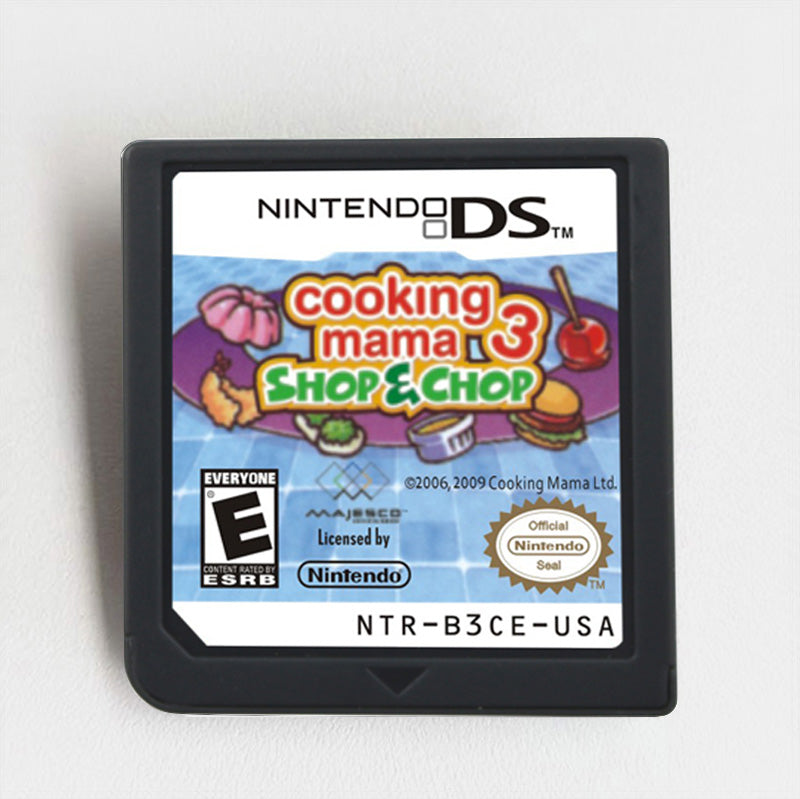 Cooking Mama 3 DS Shop Cook 100+ Recipes & Multiplayer Fun Game cartridge for Nintendo Ds 3ds 2ds