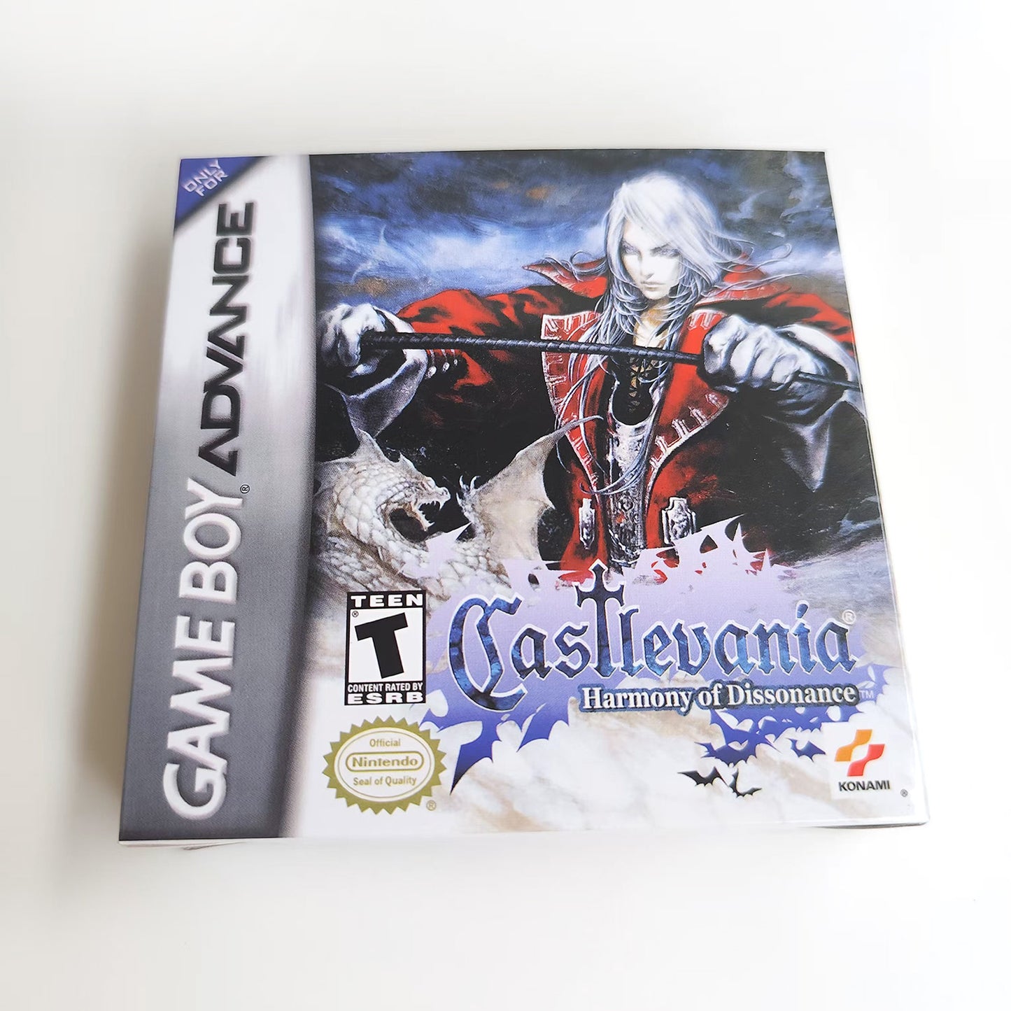 Castlevania Harmony of Dissonance cartridge with tray box manual for gba game boy advance