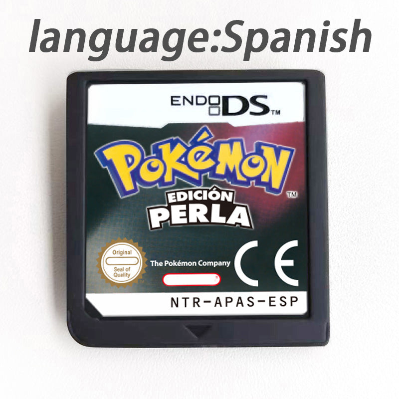 USA EUR FRA ESP NOE ITA Pokemon HeartGold SoulSilver Platinum Diamond Pearl Version Game cartridge for Nintendo Ds 3ds 2ds