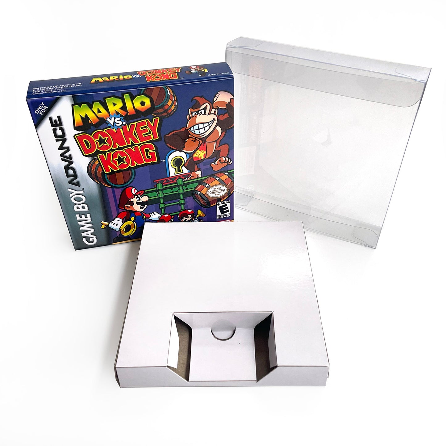 Mario vs. Donkey Kong cartridge with tray box manual for gba game boy advance