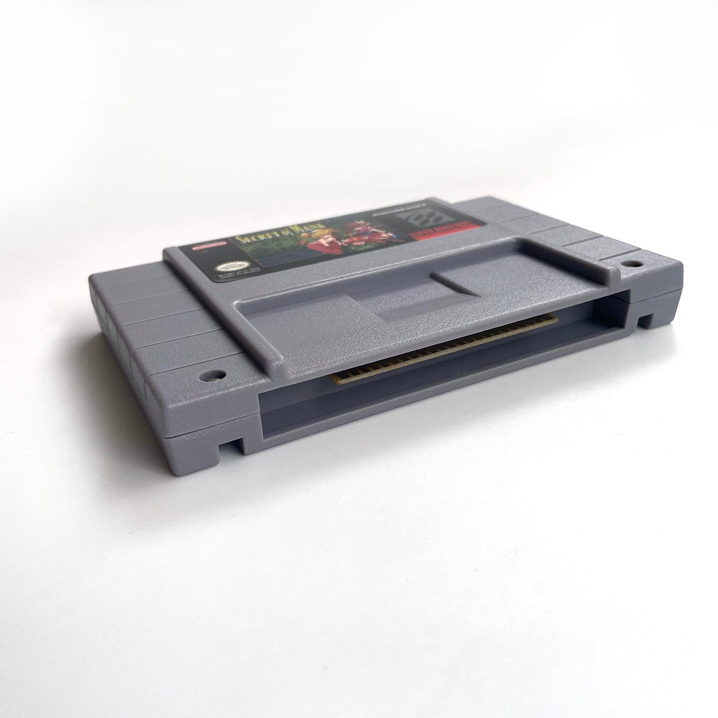 Secret of Mana cartridge with tray box manual for SNES super nintendo entertainment system